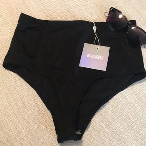 NWT Missguided high waist bikini bottoms